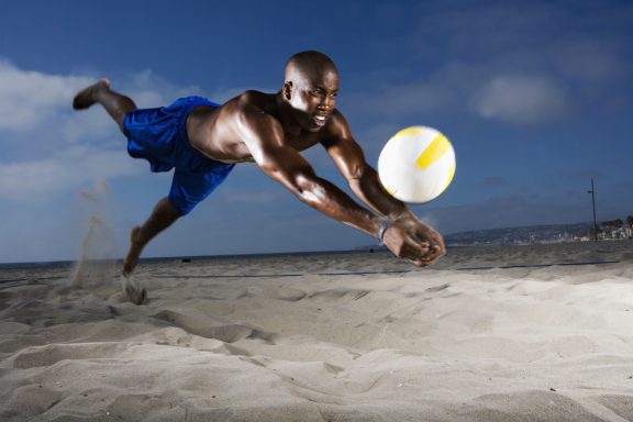 Terrain de volley ball